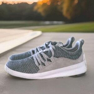 Sorel Waterproof Rain Out N About Gray White Tennis Shoe Walk Sneaker Women 9.5